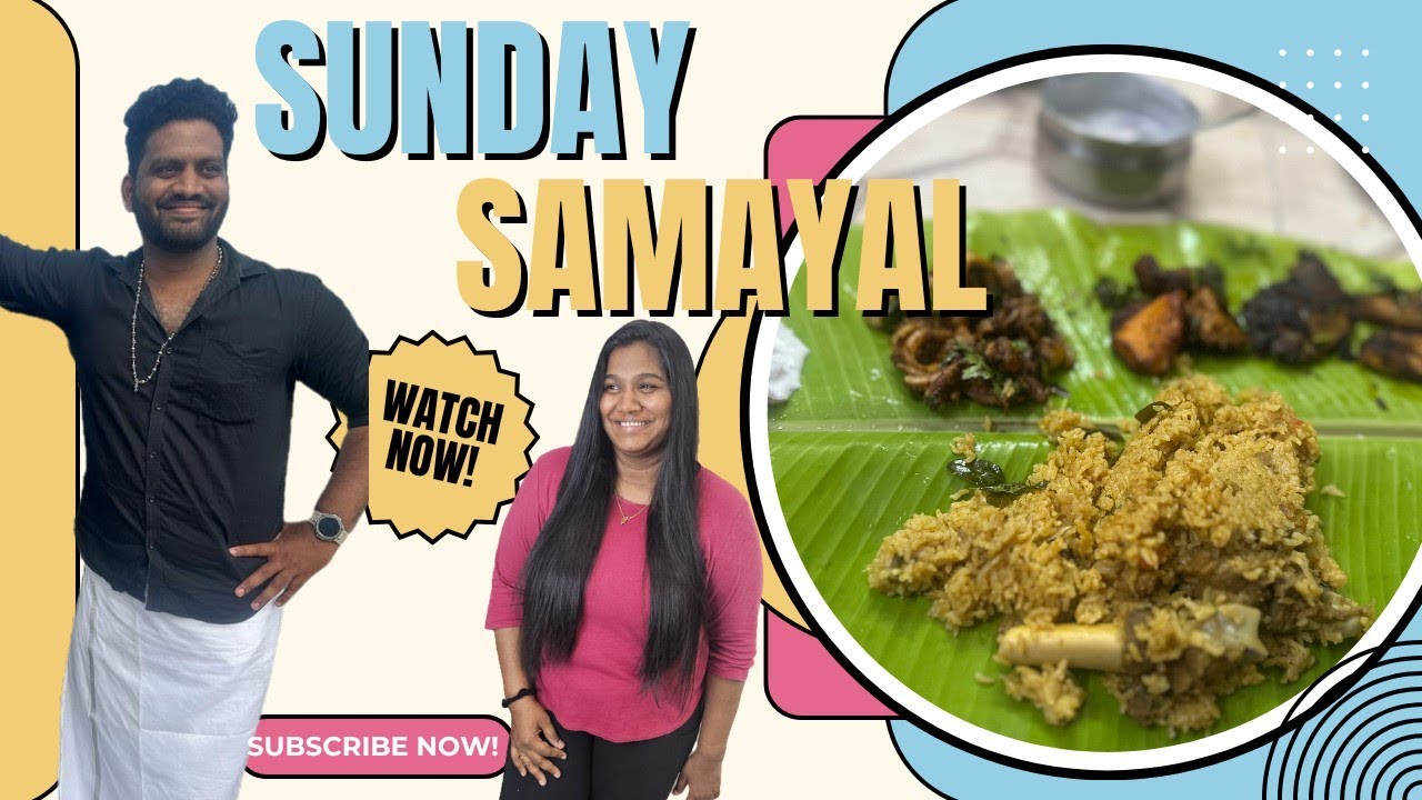 Sunday Samayal Special🍗| Ultimate Non-Veg Feast at Home🔥| subashridevanand | USA தமிழ் Vlog 2025