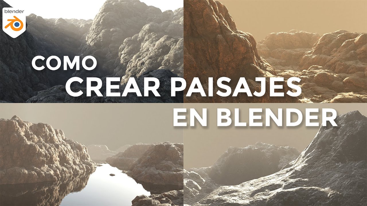 Como Crear Terreno y Paisajes en Blender 3.0