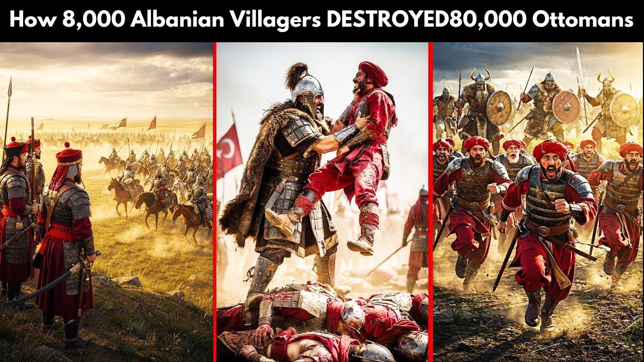 How 8,000 Albanian Villagers BRUTALLY Ambushed 80,000 Ottomans in 6 Hours | Battle Of Albulena