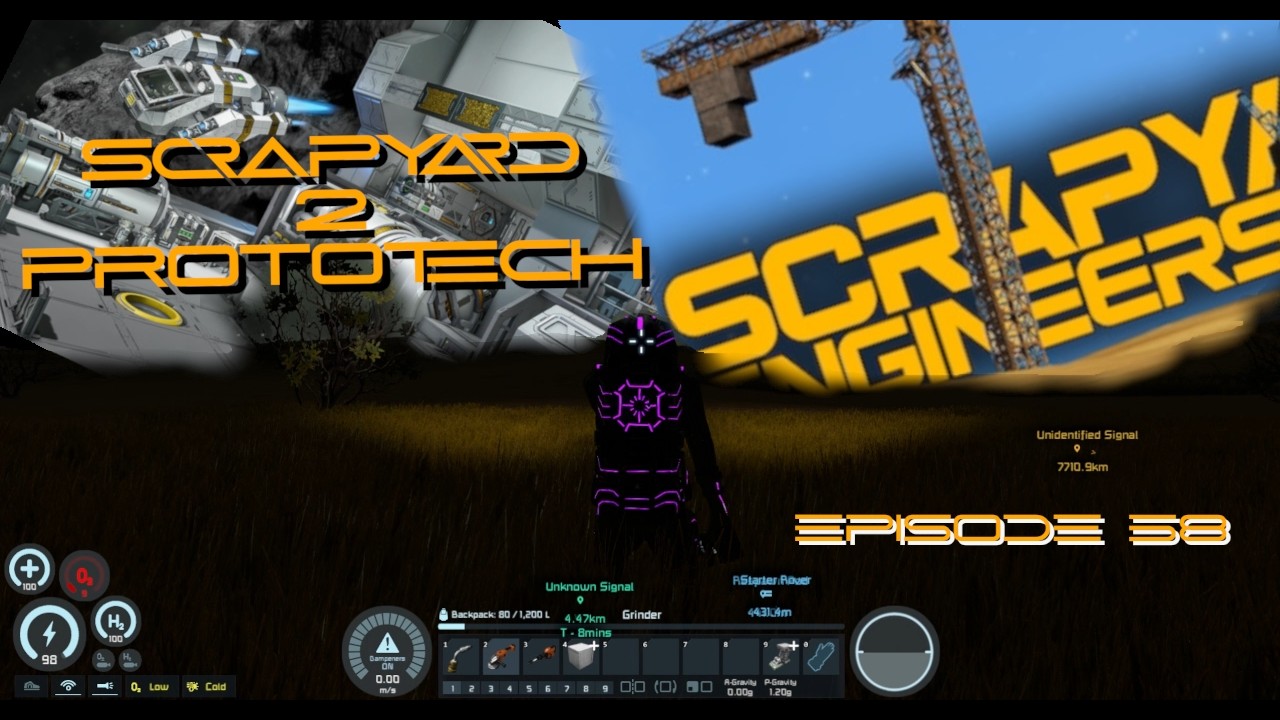 Scrapyard To Prototech Ep 58 - Built It Twice… Because I Forgot to Record! - Space Engineers