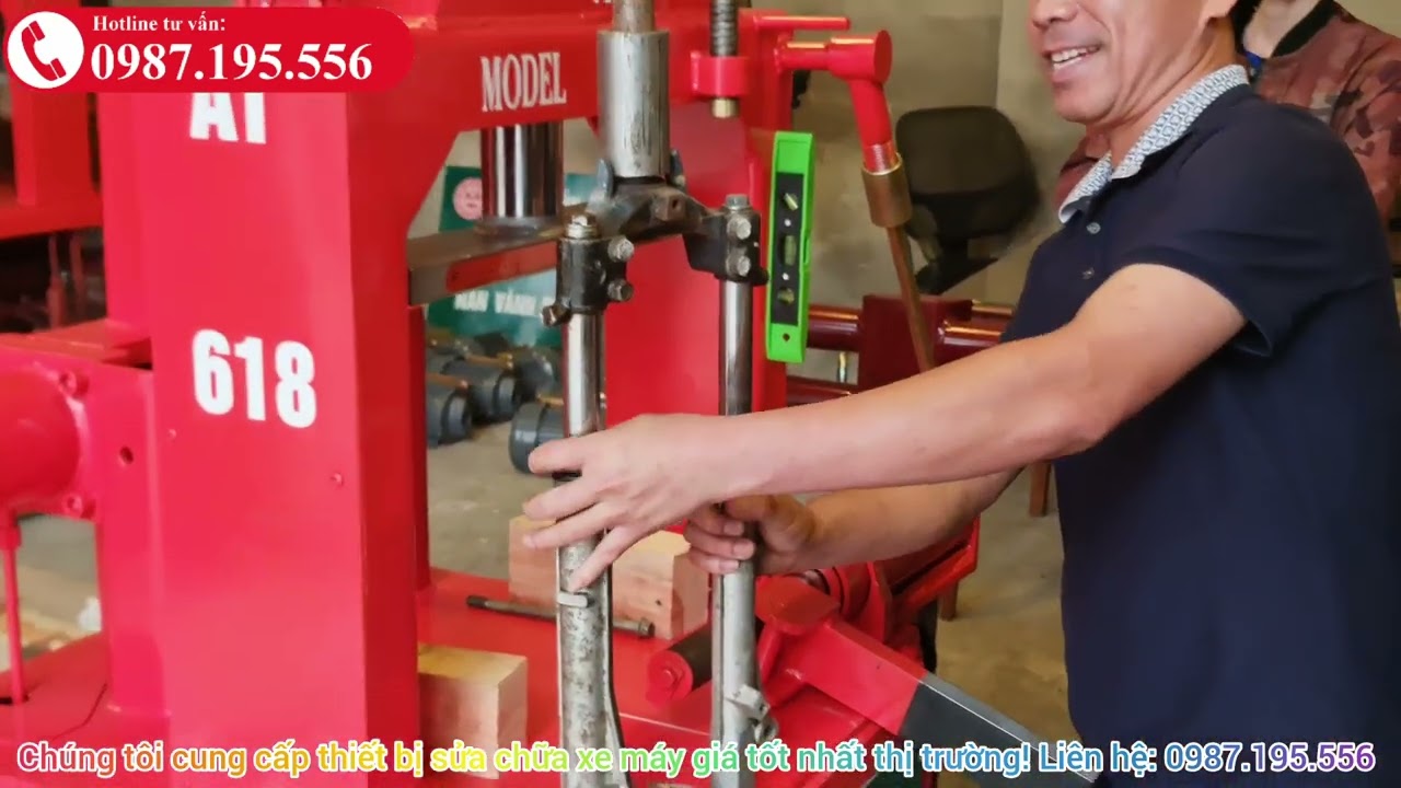 Hướng dẫn nắn càng (chảng ba) bằng máy nắn khung càng AT618 - 0987.195.556