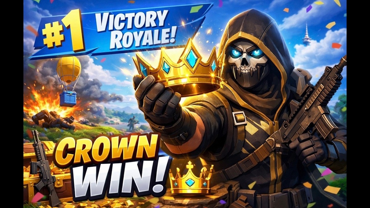 Did we win a Crown in Battle Royale on Fortnite ??