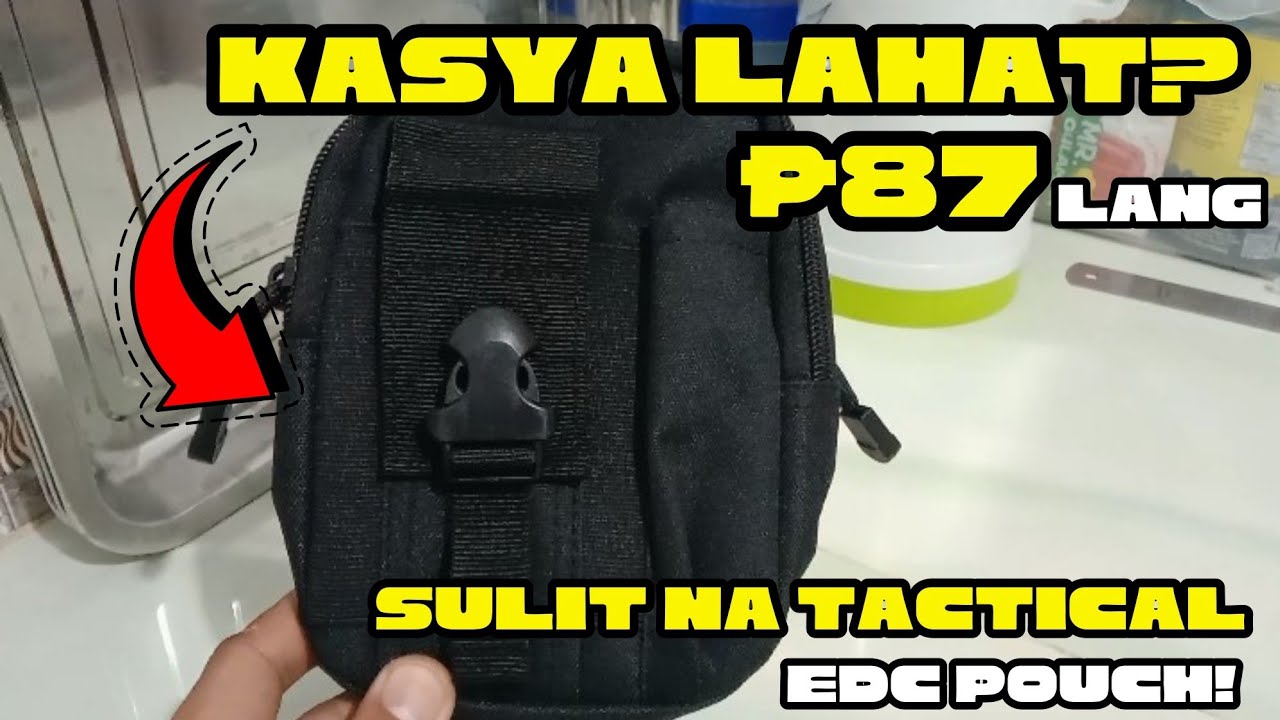 PINAKAMURANG EDC Tactical Pouch sa Shopee! | Honest Review
