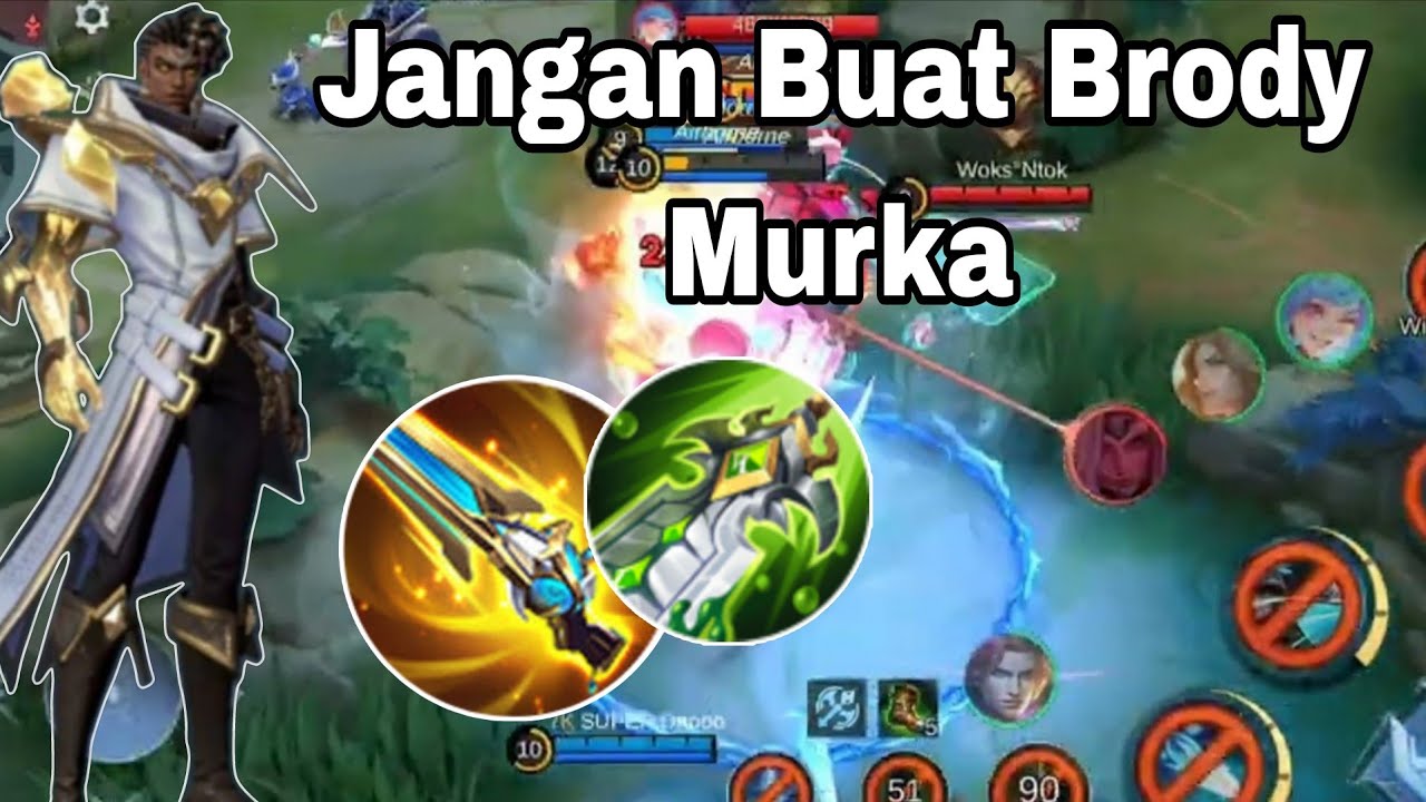 Tutorial Brody Agresif Damage #mlbb #brody