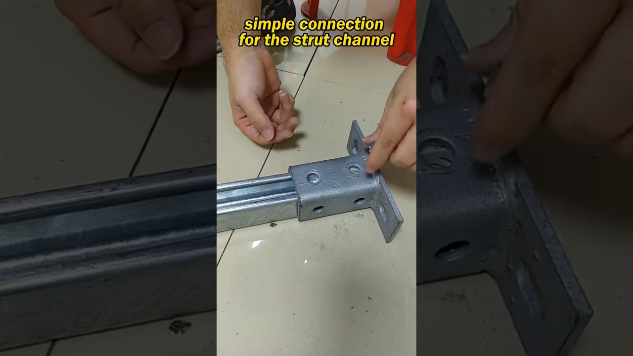 easy connection for the strutchannel#strutchannel#cchannel#uchannel#strutchannelsupplier#unistrut