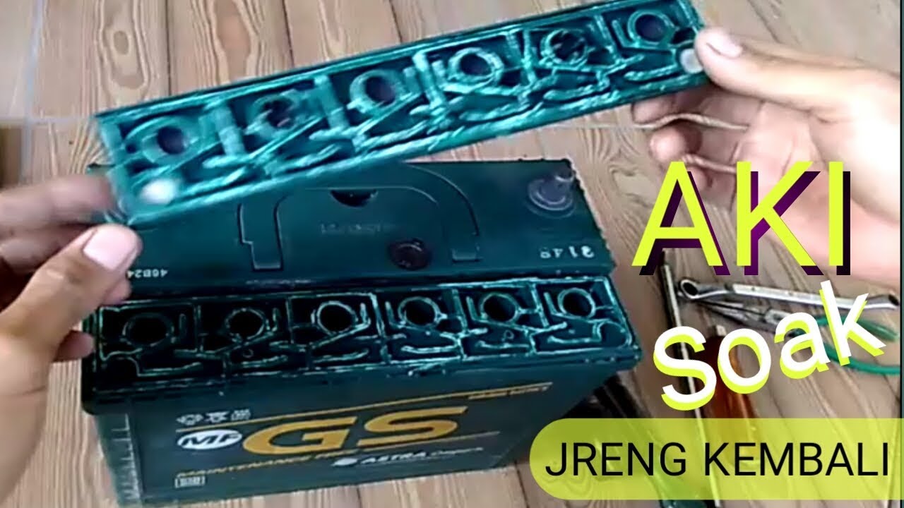 Cara bongkar dan perbaiki aki rusak