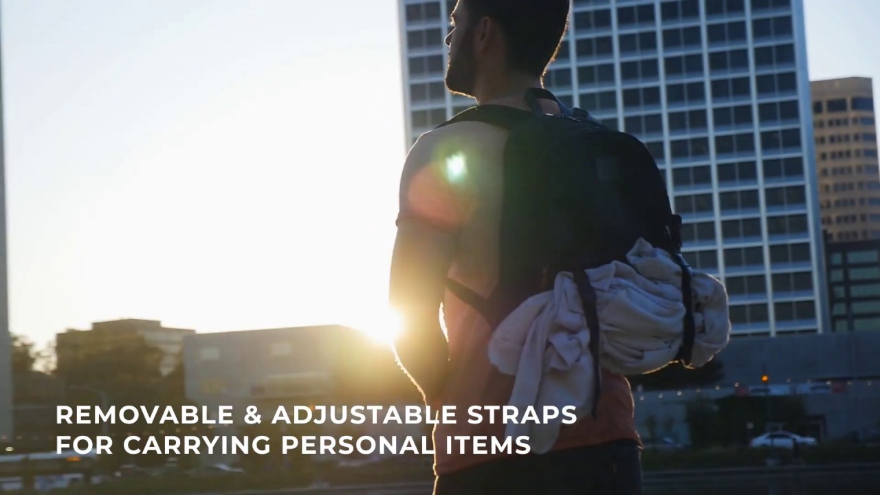 The Ama Backpack: featuring removable and adjustable straps for carrying all your gear