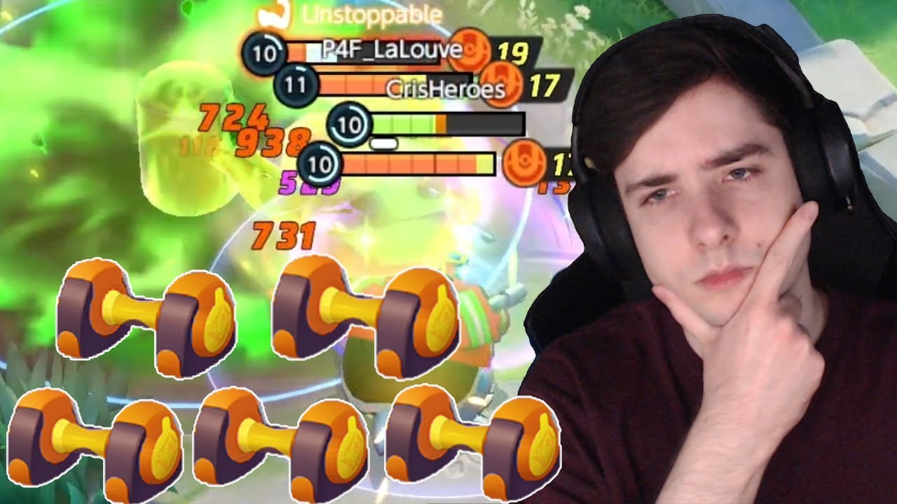 5 ATTACK WEIGHTS in the same team against a SCIZOR?! | Pokemon Unite
