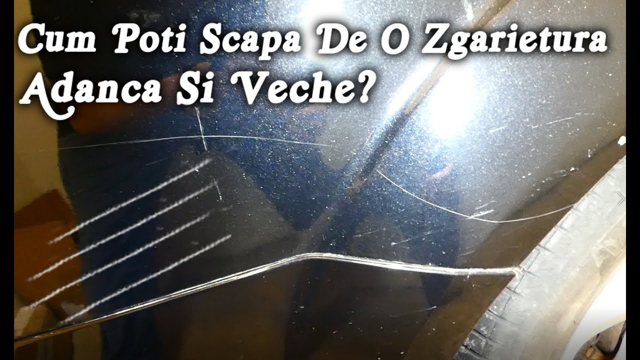 Corectie Zgarietura Adanca si Veche rapid si ieftin singur acasa