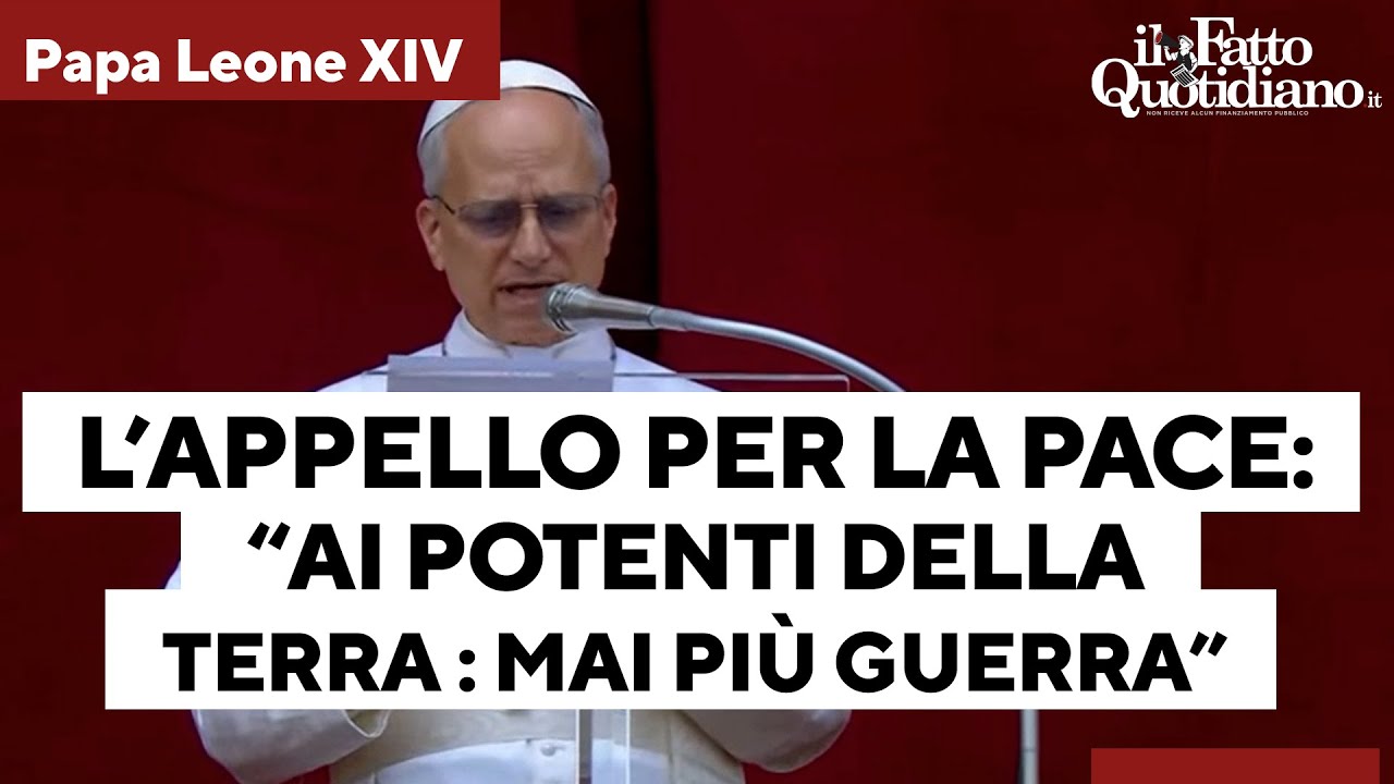 Papa Leone XIV cita Francesco sulla pace: 