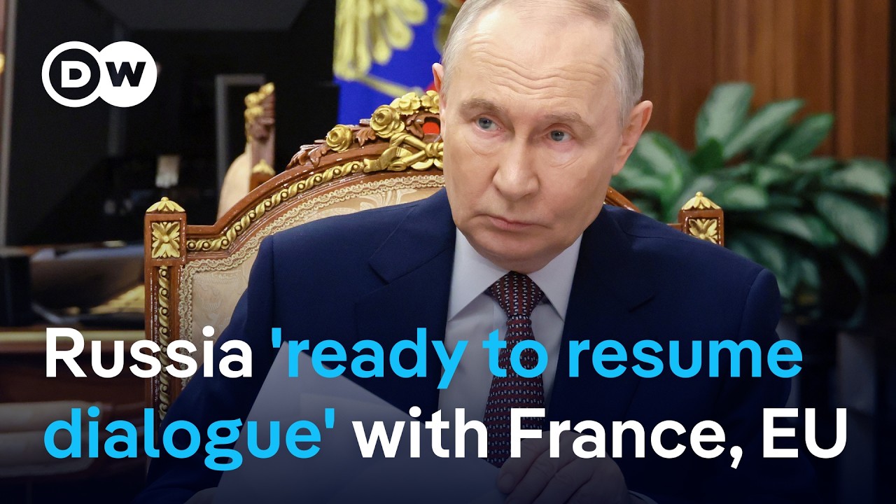 French President Macron wants 'European approach' in dialogue with Putin | DW News