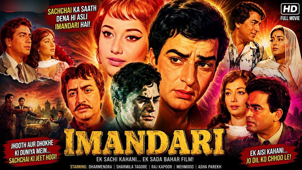 Imandari Sanjiv Kumar Shammi Kapoor Sadhna Pran ki Superhit Bollywood Jabardast Action Movie 