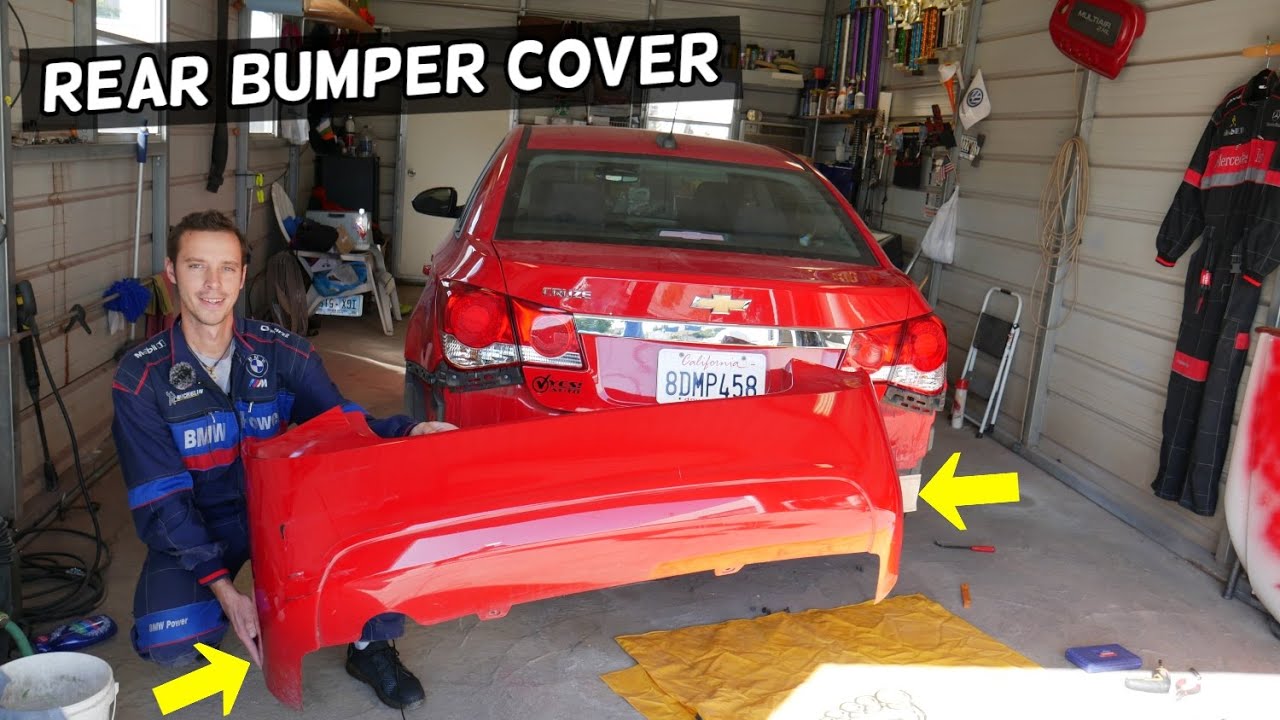 CHEVROLET CRUZE REAR BUMPER COVER REMOVAL REPLACEMENT | CHEVY CRUZE REAR BUMPER