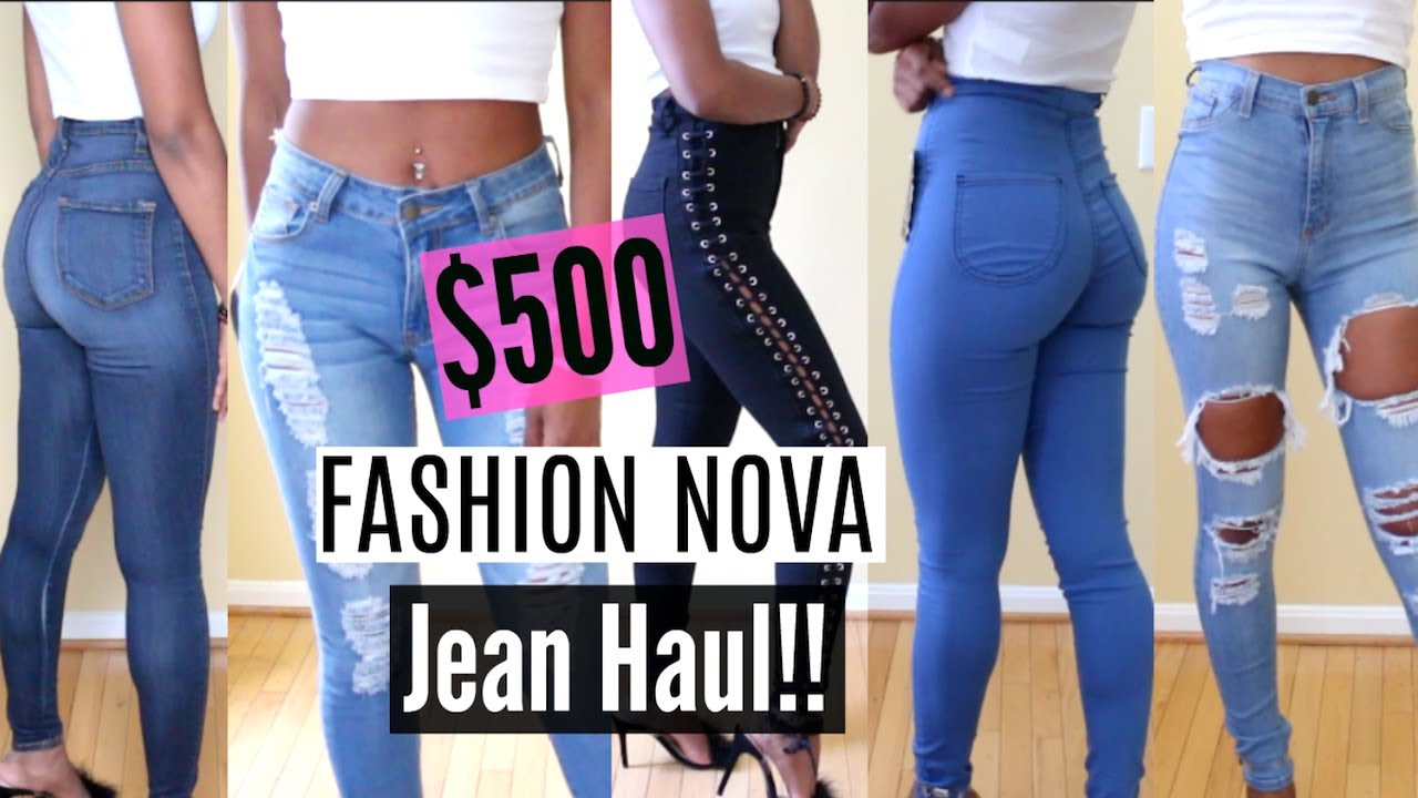 $500?!? FASHION NOVA Jeans!!| Try-On Haul