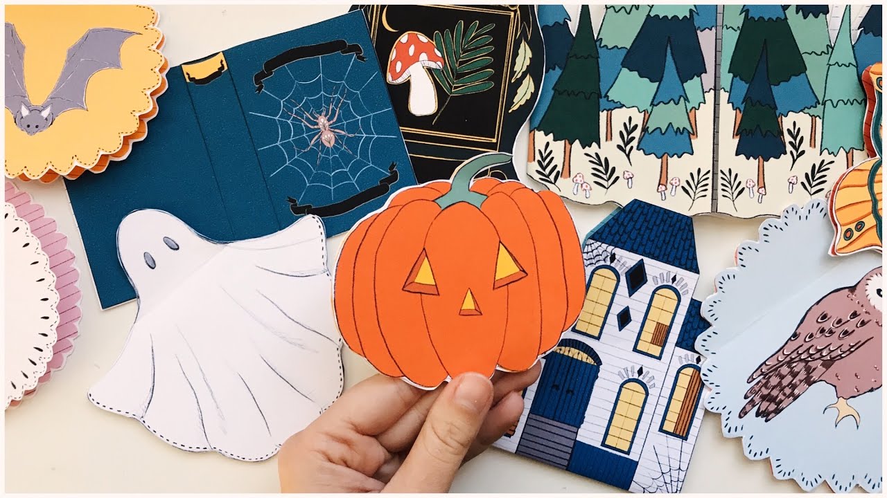 Halloween fold outs & papers for junk journals 🎃