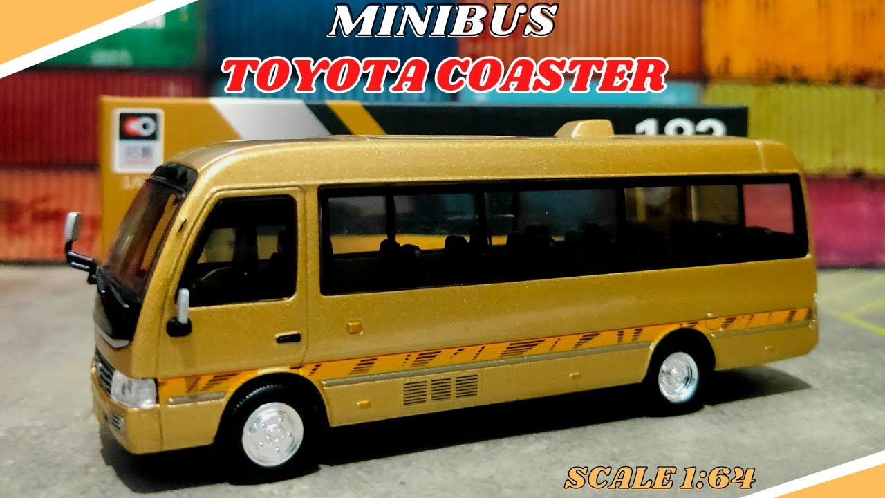 Unboxing of Toyota Coaster Mini Bus 1:64 Scale Diecast Model
