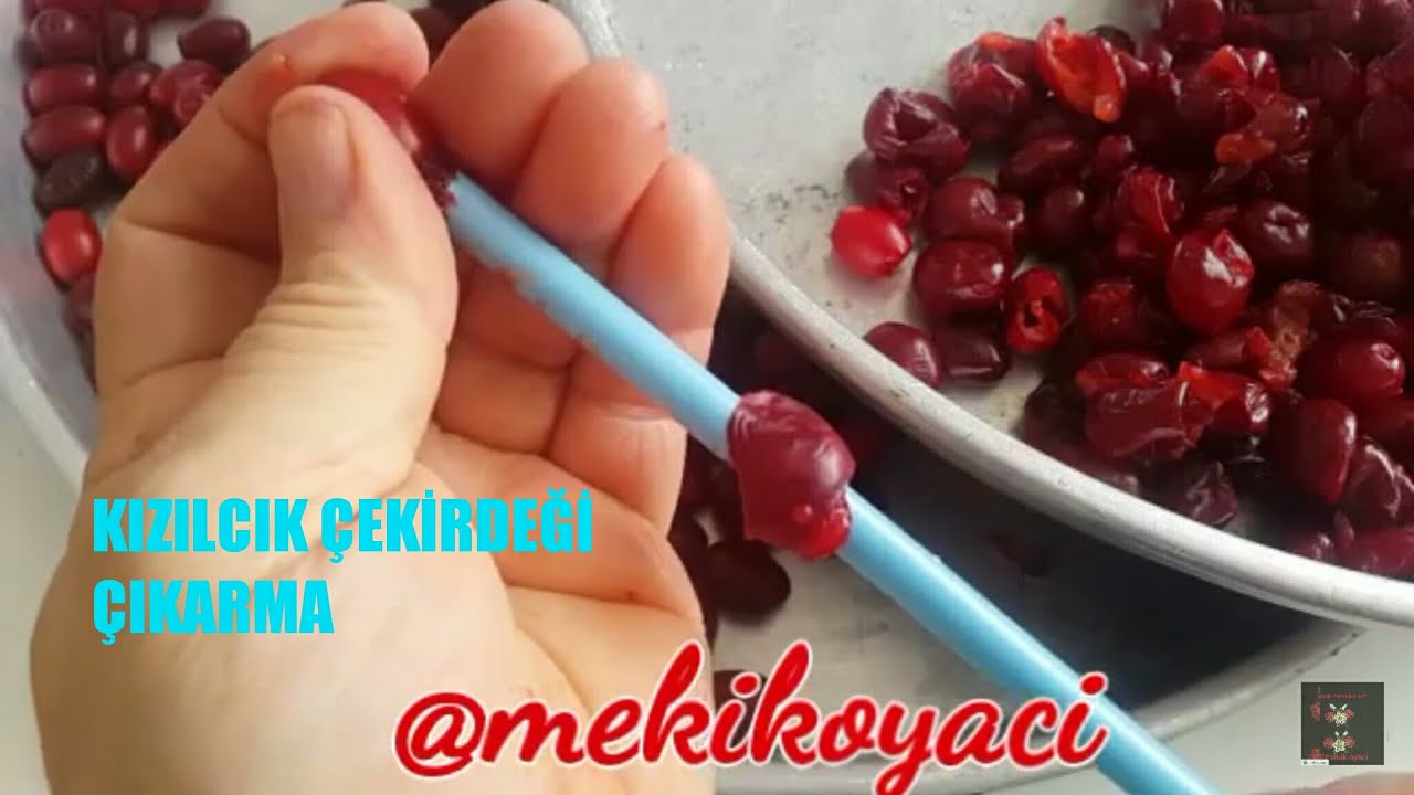 kızılcık reçeli nasıl yapılır kızılcık çekirdeği en kolay nasıl çıkarılır kızılcık marmelatı