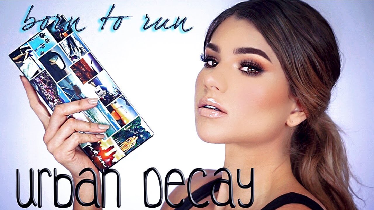 Urban Decay BORN TO RUN Smokey Eye + FULL FACE Makeup Tutorial!