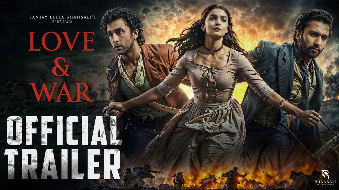Love and War | Official Trailer |Alia Bhatt | Ranbir Kapoor | Vicky Kaushal | Upcoming Film |Concept