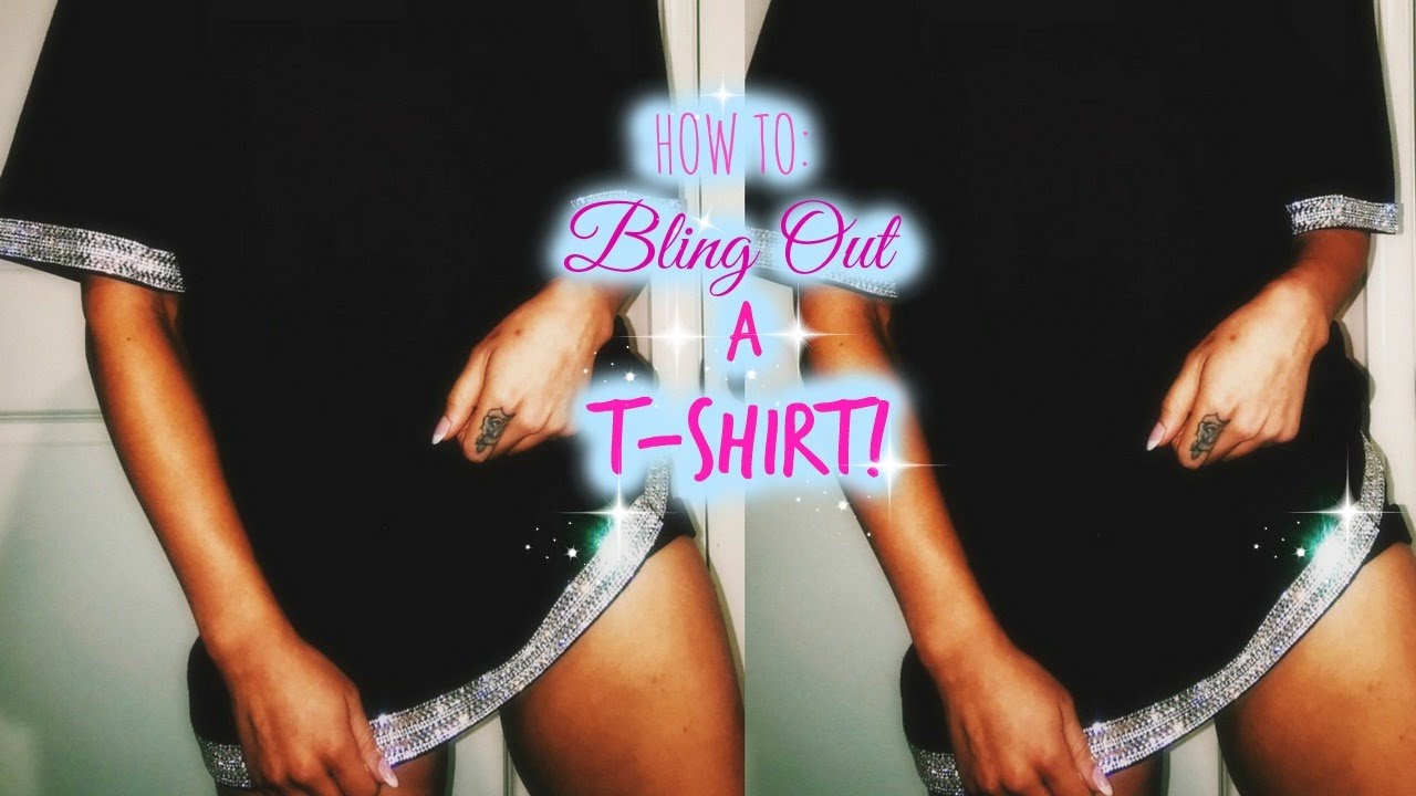 DIY: DIAMOND BLACK T-SHIRT | KINGPARIS