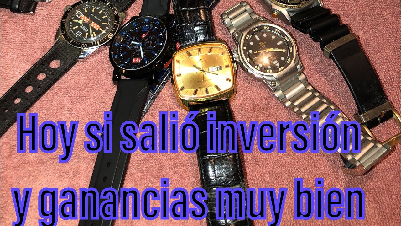 Hoy si nos fue de maravilla salió puro reloj decente 🤑🤑
