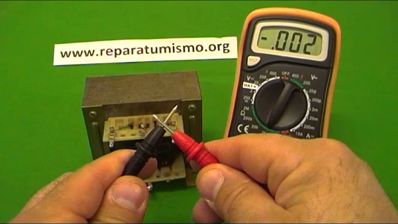 VIDEO 1 MIN - COMO COMPROBAR SI UN TRANSFORMADOR ESTA  QUEMADO