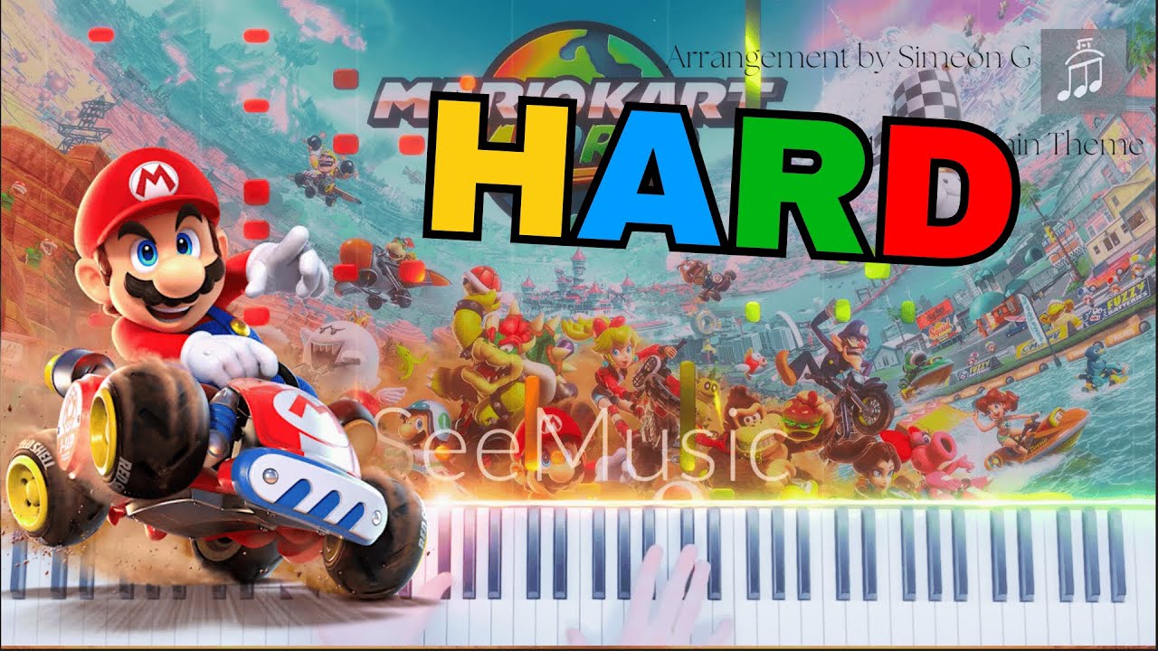 Mario Kart World Main Theme Piano Tutorial | Mario Kart World | マリオカートワールド