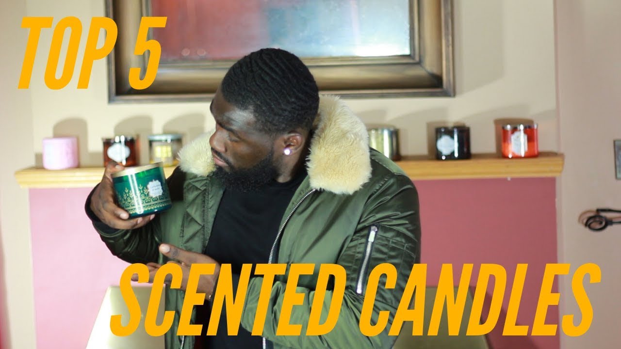 TOP 5 BEST SMELLING CANDLES FOR MEN 2018 | BATH AND BODY WORKS CANDLES REVIEW
