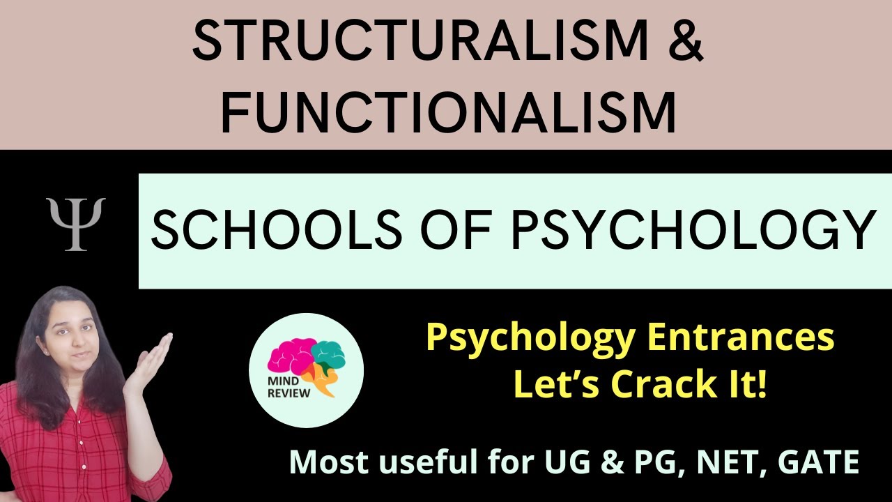 Structuralism & Functionalism| Schools of Psychology| Psychology Entrances| Mind Review