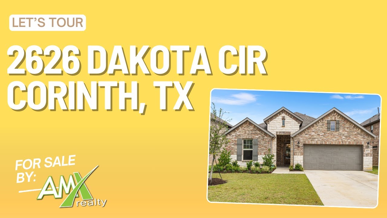 House Tour of House in Corinth, TX 76210 For Sale by AMX Realty