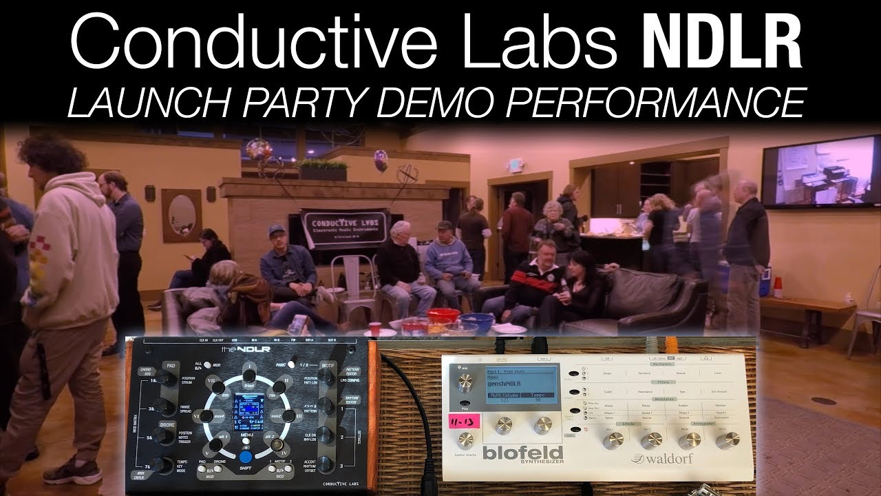 Conductive Labs NDLR Launch Party Demo Performance
