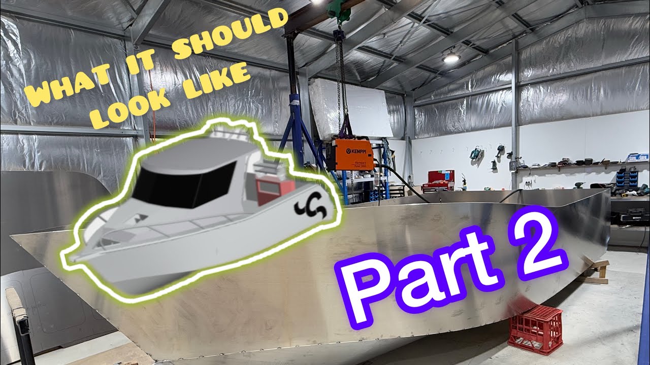 Part Two: Building my dream boat at Home | first stage Welding