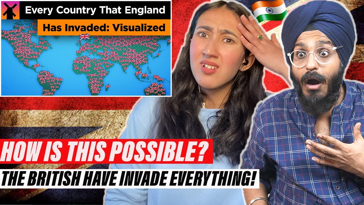 UK OWNED THE WORLD!! Indians React to Every Country England Has Invaded!!