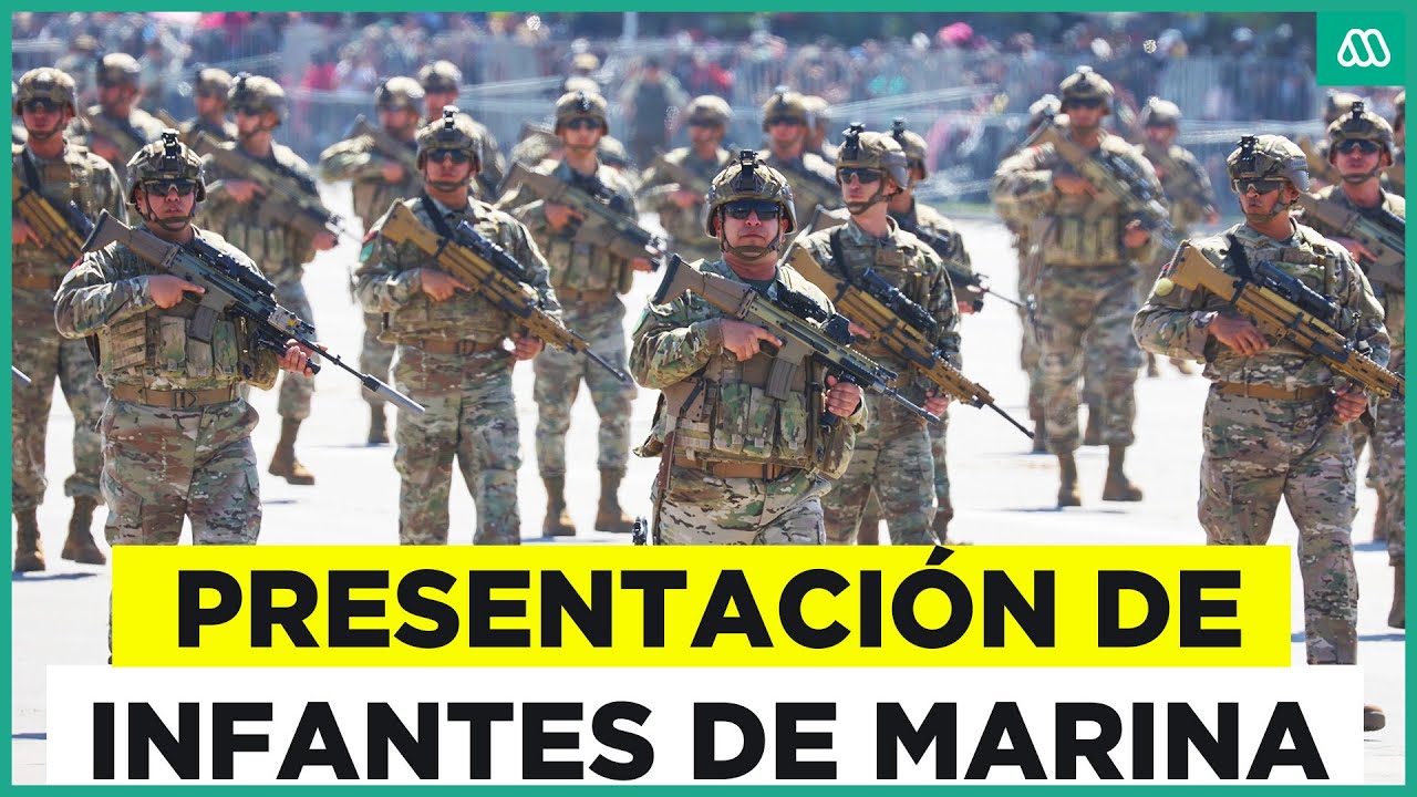 Impactante presentación de los Infantes de Marina en la Gran Parada Militar 2025