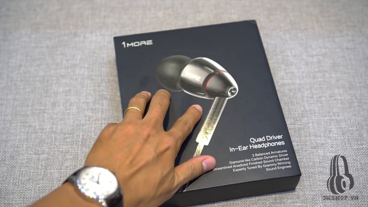 Unboxing 1More E1010 - inear hybrid 4 driver mới nhất của 1more