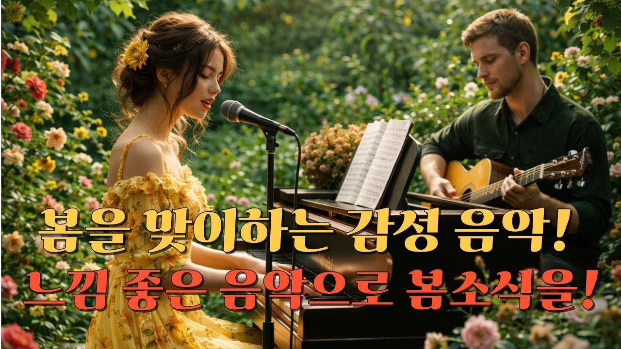 [playlist] 🍋봄을 맞이하는 감성 음악! 느낌 좋은 음악으로 봄소식을! 🎶스트레스 해소를 위한 힐링 음악💜느낌 좋고 듣기 좋은 카페 음악! / 팝 발라드