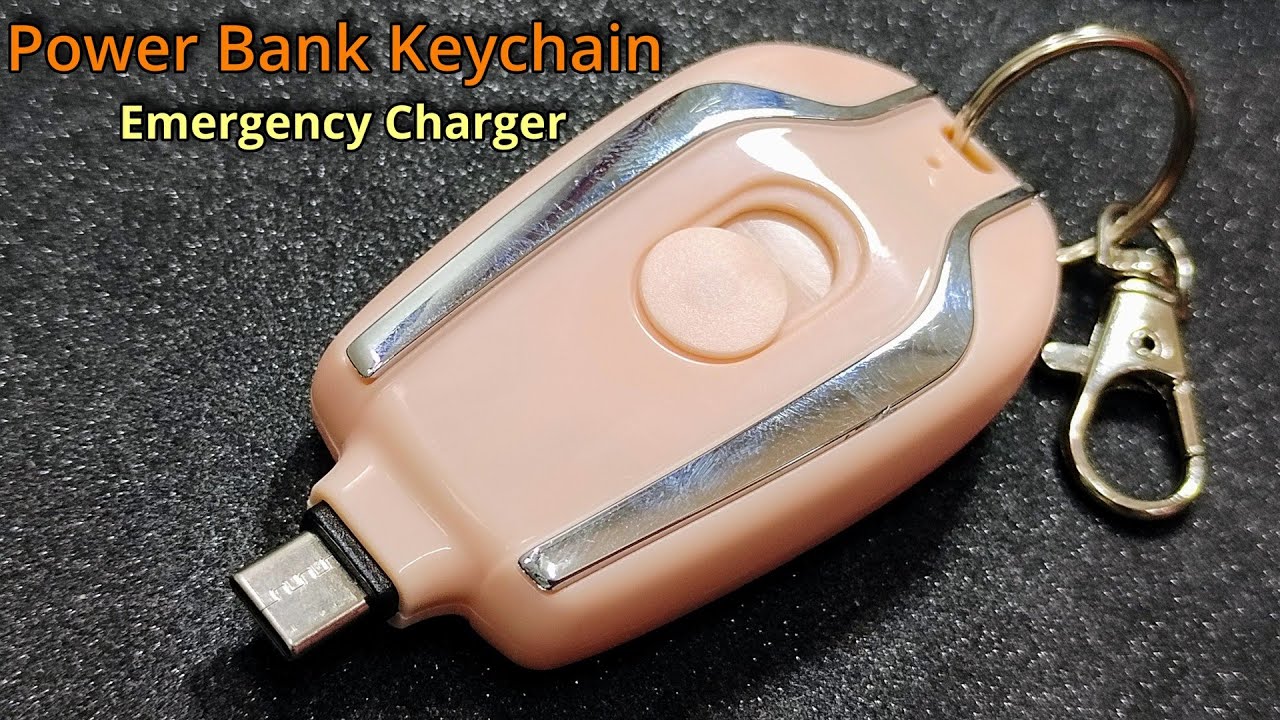 Mini Power Bank Keychain | Portable Power Pod 1500mAh Keychain Charger Review | Emergency Power Bank