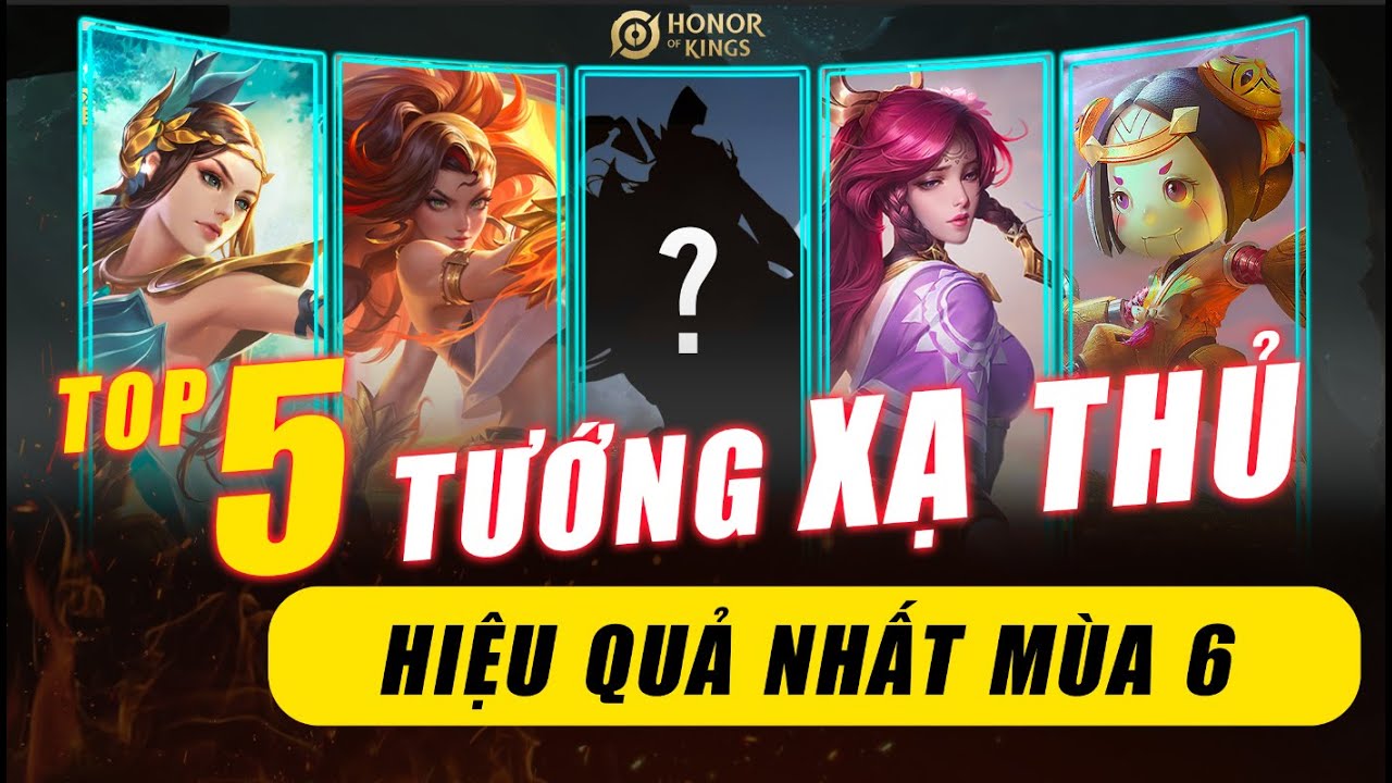 Honor Of Kings | Top 5 Tướng XẠ THỦ Leo Rank Hiệu Quả Nhất Mùa 6 - Bản Quốc Tế