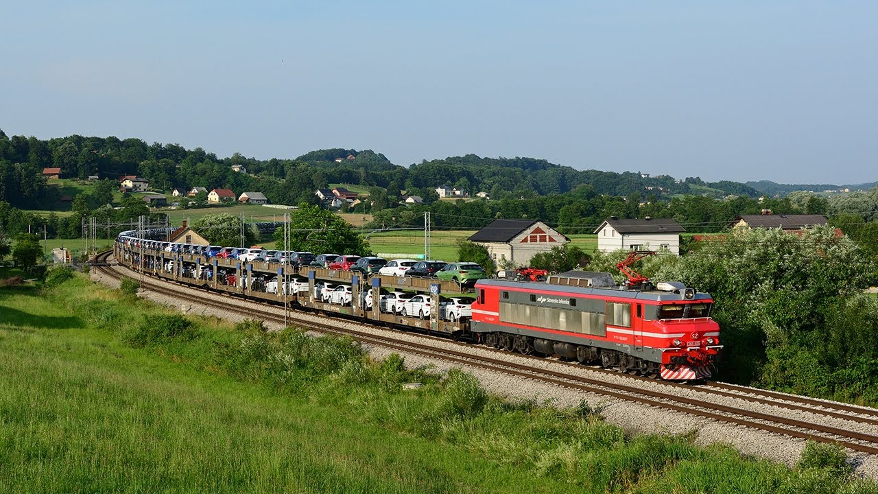 Slovenia - Between Ljubljana and Maribor - SŽ 363, SŽ 342, SŽ 541, Adria Transport 193 and more