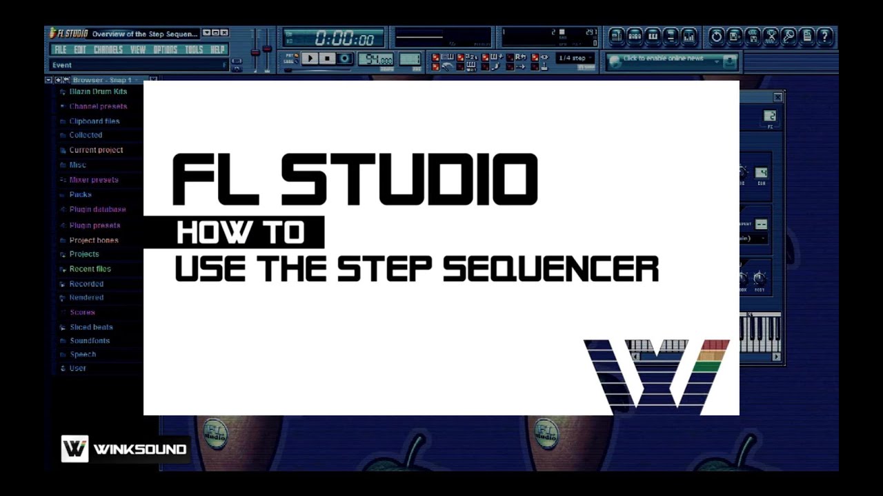 FL Studio: How To Use The Step Sequencer | WinkSound