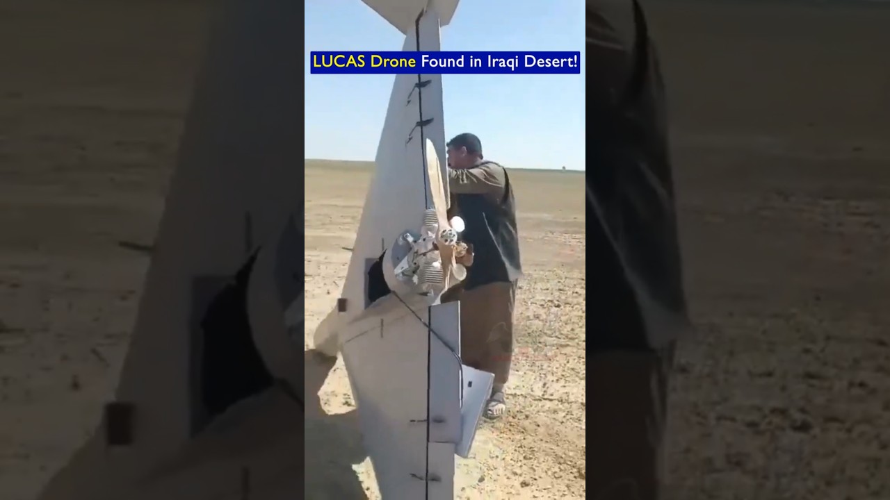 US LUCAS Drone Found in Iraq by Local People!!