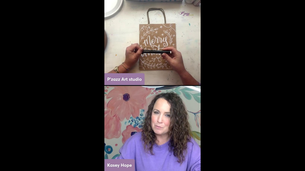 More Lettering on Gift Bags  📱
