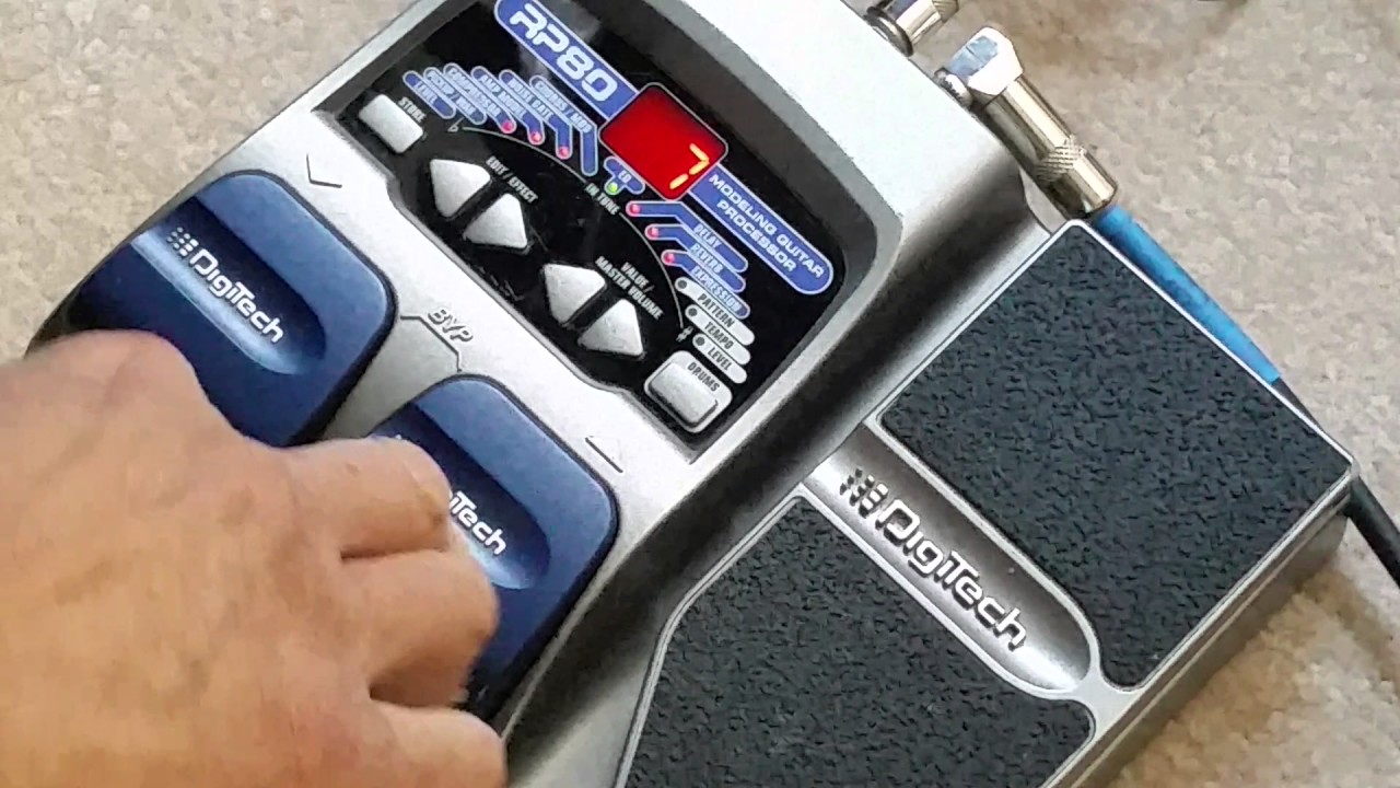 Digitech RP80 Pedal Demo