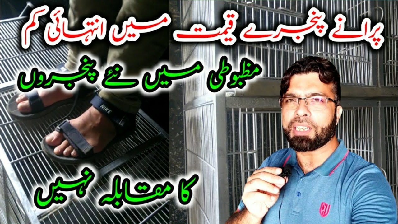 Used Cage Cheapest Very Strong Material For Birds Made galvanize Wire New Cage Video