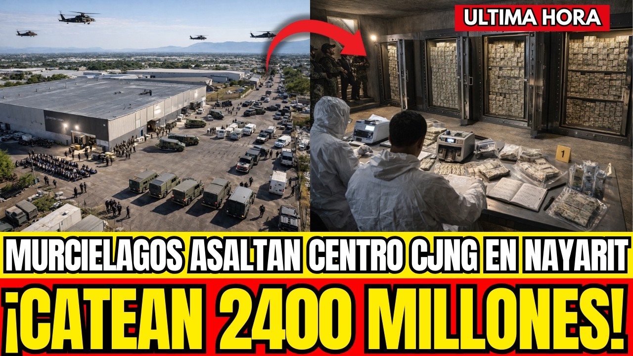 ¡DECOMISO en NAYARIT! MURCIÉLAGOS REVIENTAN Centro de Lavado CJNG y CATEAN 2,400 MILLONES