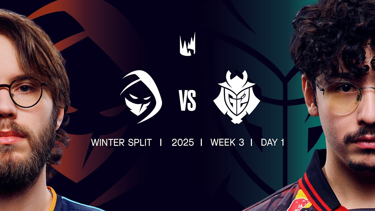 RGE v G2 | 2025 LEC Winter | Week 3 Day 1 | Rogue vs. G2 Sports