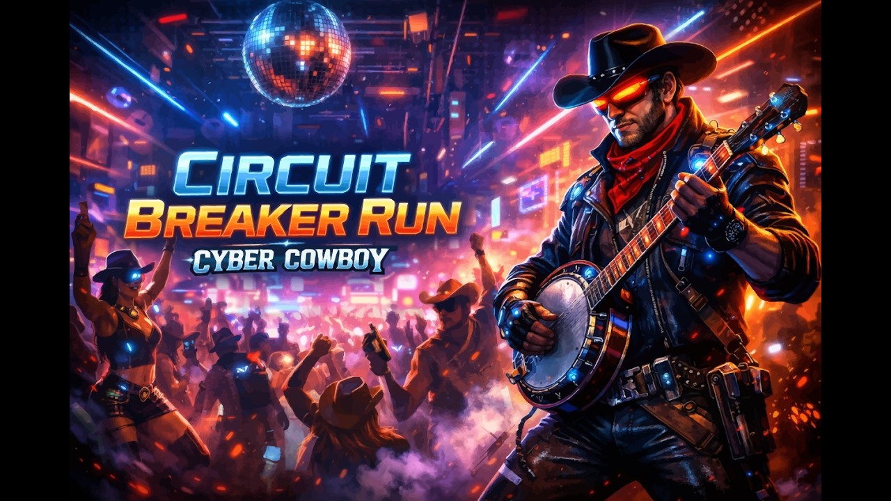 Circuit Breaker Run &ndash; Cyber Cowboy - Official Music Video