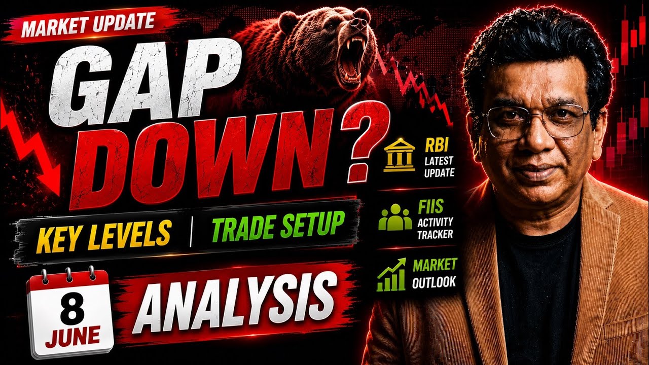 Nifty prediction for tomorrow & bank nifty analysis for thursday 8/6/2026