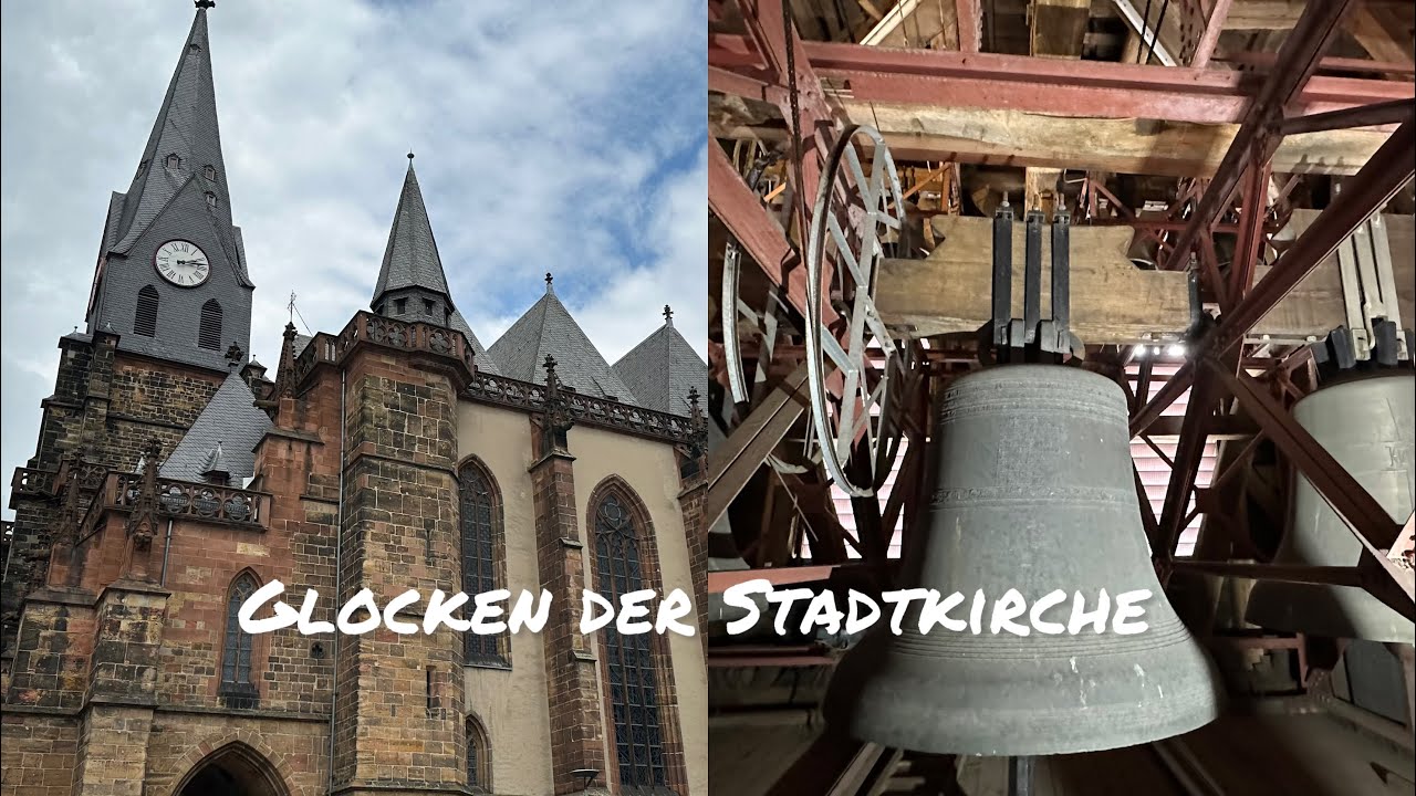 Friedberg (FB) Erstes Stadtläuten aus dem Turm der Stadtkirche.
