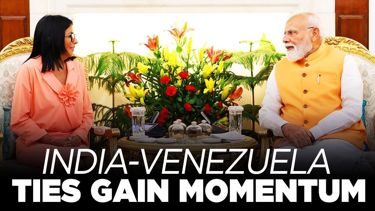 LIVE: PM Modi, Venezuelan Acting President Delcy Rodr&iacute;guez hold bilateral talks in New Delhi